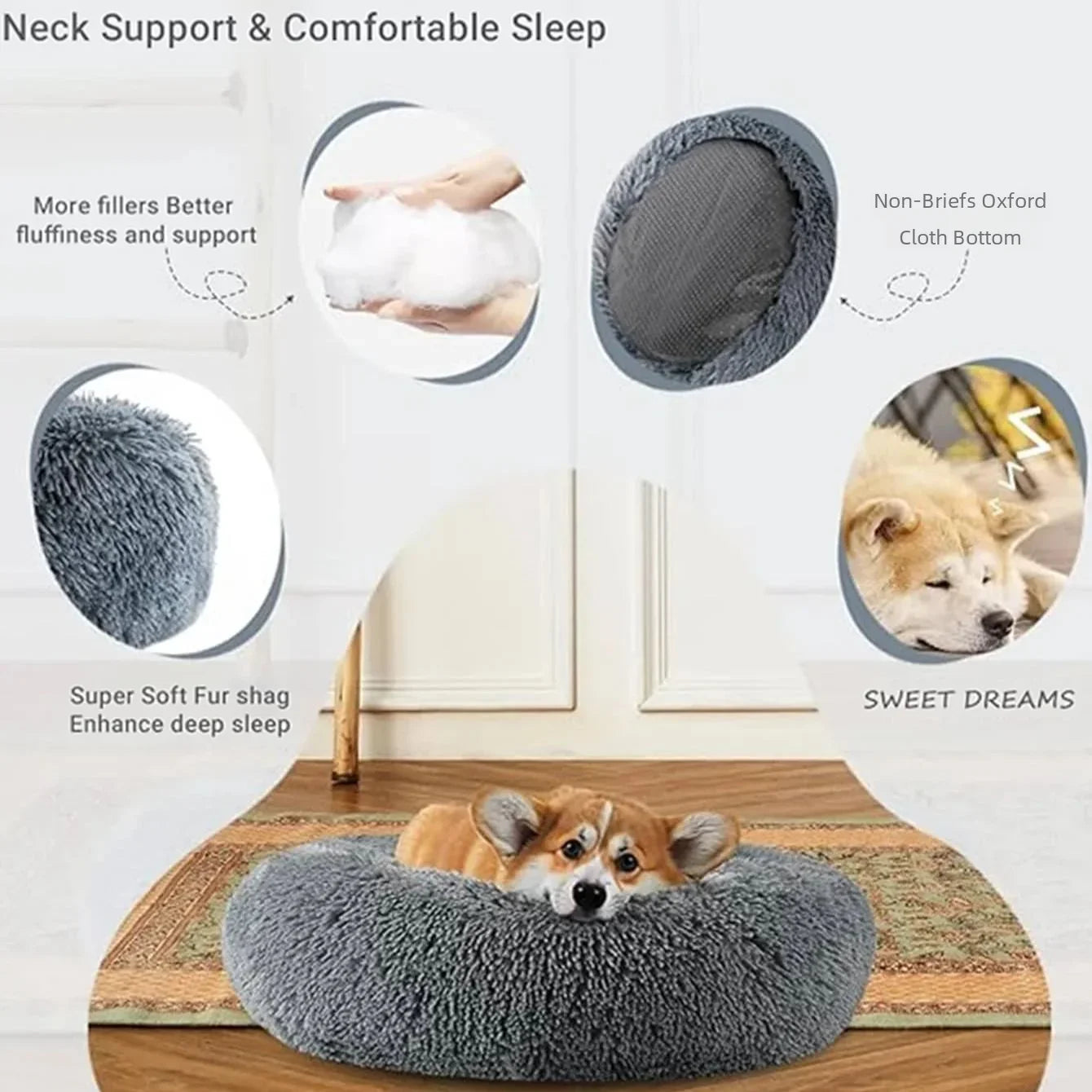 Luxury Plush Pet Sanctuary Bed™